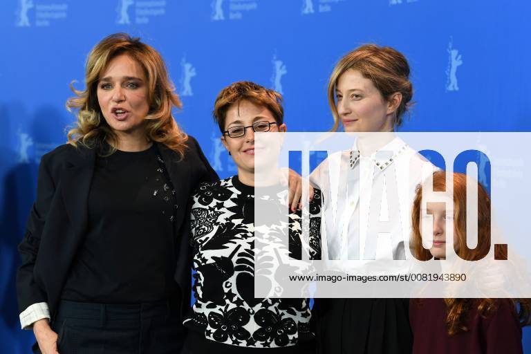 Director Laura Bispuri actresses Alba Rohrwacher Valeria Golino and Sara Casu during photo calls the film FIGLIA MIA on the occasion of the 68 Berlinale snapshot photography xK M Krause
