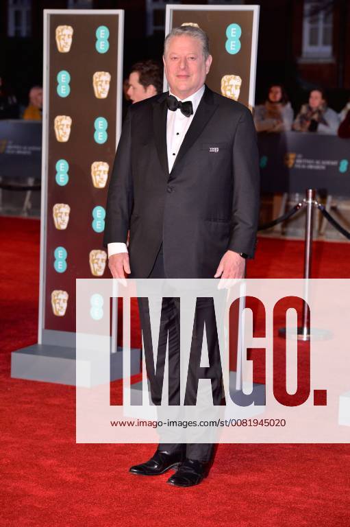 London, London, UK - London, UK. AL GORE arrives on the red carpet for the EE British Academy Film Awards 2018, held at the Royal Albert Hall. London, UK. London UK - ZUMAl94_ 20180218_zaf_l94_024