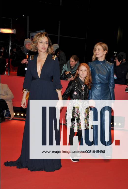 68th Berlin International Film Festival. Festival Internazionale del Cinema di Berlino 2018. Red Carpet film Mia Figlia- Daoughter of Mine . Pictured: Valeria Golino, Sara Casu, Alba Rohrwacher