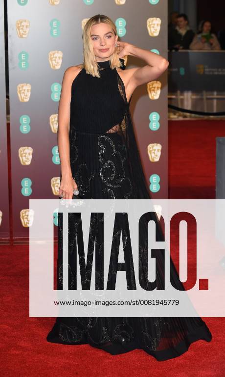 Australian actress Margot Robbie attends the British Academy Film Awards (BAFTA) at the Royal Albert Hall in London. FEBRUARY 18th 2018 PTYx18273