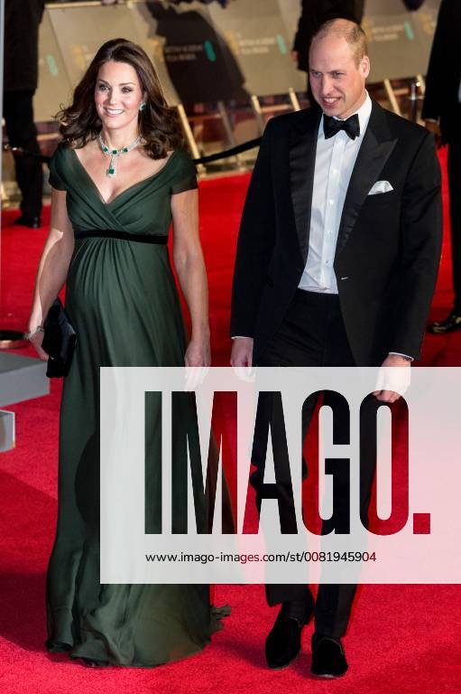 London, London, UK - THE DUKE AND DUCHESS OF CAMBRIDGE arrives on the red carpet for the EE British Academy Film Awards 2018, held at the Royal Albert Hall, London, UK. London UK - ZUMAl94_ 20180218_zaf_l94_030