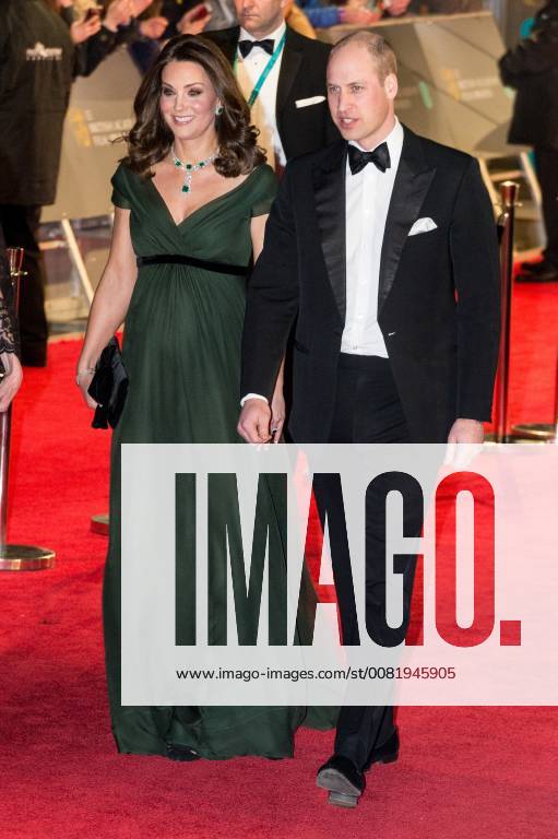 Themen der Woche February 18, 2018 - London, London, UK - THE DUKE AND DUCHESS OF CAMBRIDGE arrives on the red carpet for the EE British Academy Film Awards 2018, held at the Royal Albert Hall, London, UK. London UK - ZUMAl94_ 20180218_zaf_l94_031