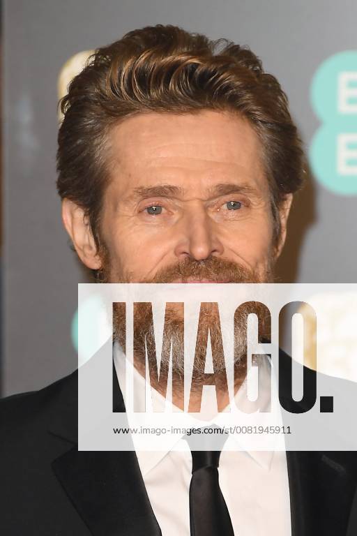 American actor Willem Dafoe attends the British Academy Film Awards (BAFTA) at the Royal Albert Hall in London. FEBRUARY 18th 2018 PTYx18273