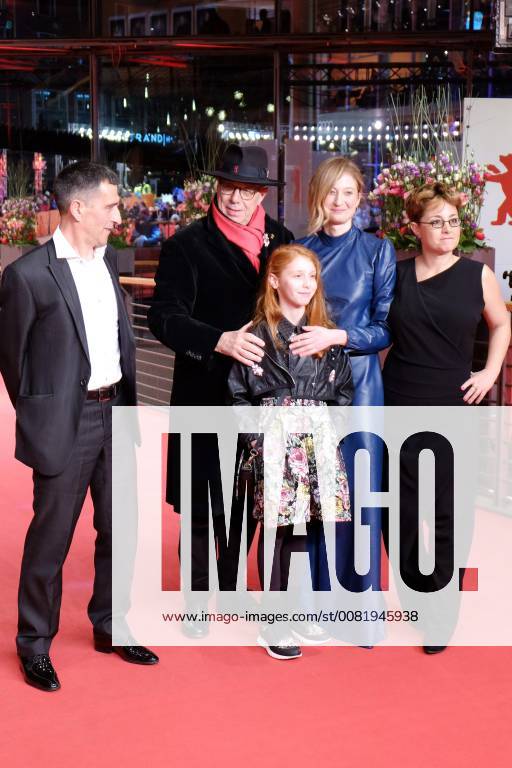 Director Laura Bispuri actresses Alba Rohrwacher and Sara Casu actor Udo Kier and Michele Carboni with Festival Director Dieter Kosslick during the premiere of the film snapshot photography xK FIGLIA MIA on the occasion of the 68 Berlin International Film Festival M Krause