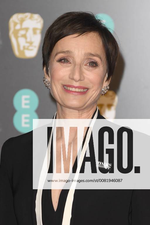 English actress Kristin Scott Thomas attends the British Academy Film Awards (BAFTA) at the Royal Albert Hall in London. FEBRUARY 18th 2018 PTYx18273