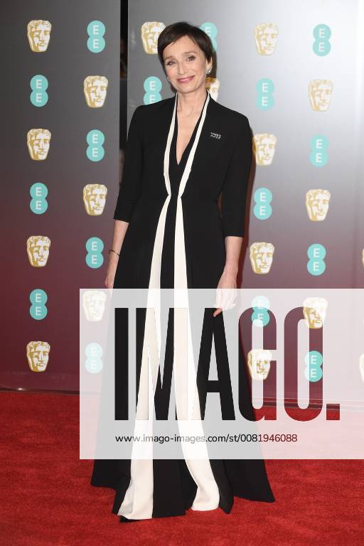 English actress Kristin Scott Thomas attends the British Academy Film Awards (BAFTA) at the Royal Albert Hall in London. FEBRUARY 18th 2018 PTYx18273