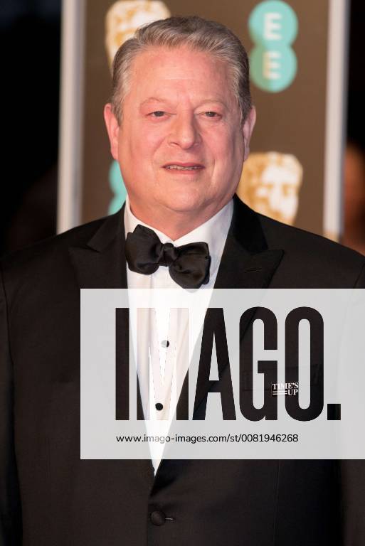 London, London, UK - AL GORE arrives on the red carpet for the EE British Academy Film Awards 2018, held at the Royal Albert Hall, London, UK. London UK - ZUMAl94_ 20180218_zaf_l94_060
