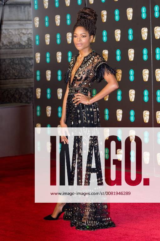 London, London, UK - NAOMIE HARRIS arrives on the red carpet for the EE British Academy Film Awards 2018, held at the Royal Albert Hall, London, UK. London UK - ZUMAl94_ 20180218_zaf_l94_063