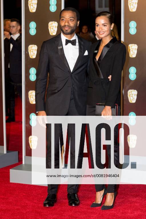 London, London, UK - CHIWETEL EJIOFOR and FRANCES AATERNIR arrives on the red carpet for the EE British Academy Film Awards 2018, held at the Royal Albert Hall, London, UK. London UK - ZUMAl94_ 20180218_zaf_l94_066