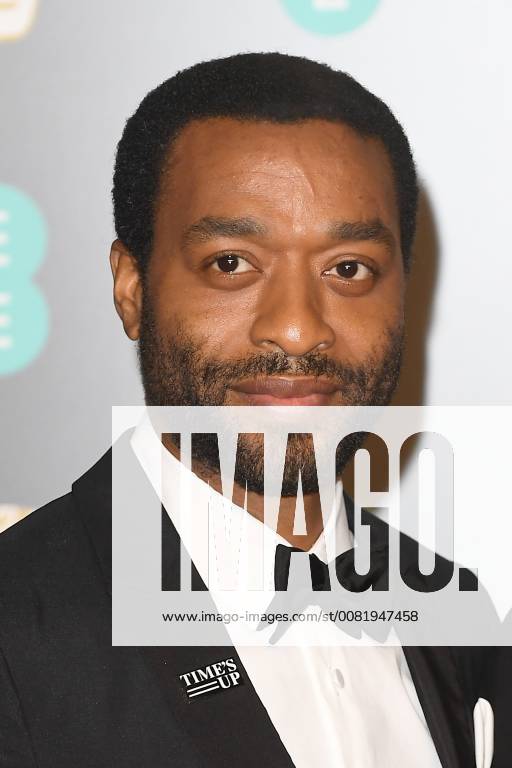 Chiwetel Ejiofor attends the British Academy Film Awards (BAFTA) at the Royal Albert Hall in London. FEBRUARY 18th 2018 PTYx18273