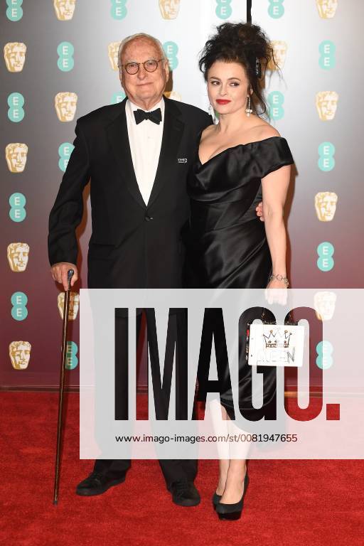 James Ivory and Helena Bonham Carter attend the British Academy Film Awards (BAFTA) at the Royal Albert Hall in London. FEBRUARY 18th 2018 PTYx18273