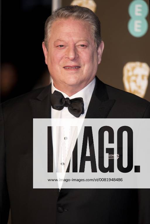 London, London, UK - Al Gore arrives on the red carpet for the EE British Academy Film Awards 2018, held at the Royal Albert Hall. London UK - ZUMAt138 20180218_zap_t138_061