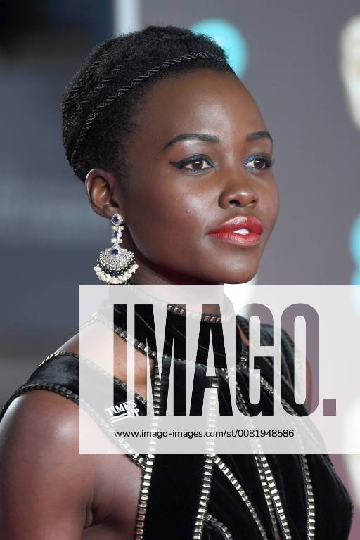 Mexican actress Lupita Nyong o attends The British Academy Film Awards (BAFTA) at the Royal Albert Hall in London on February 18, 2018. LON20180218260 PAULxTREADWAY