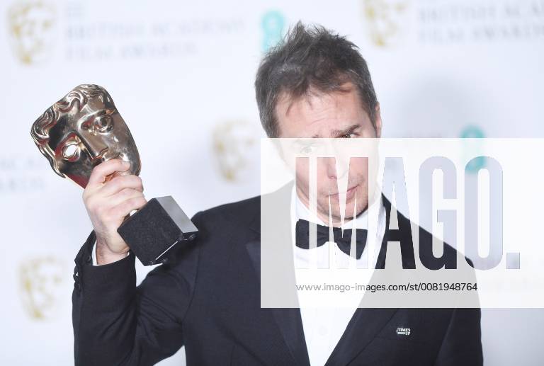 American actor Sam Rockwell attends the Winners Room at the British Academy Film Awards at the Royal Albert Hall in London on February 18, 2018. LON20180218122 RUNExHELLESTAD