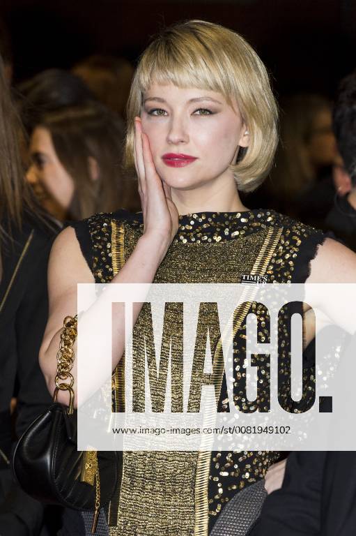 London, London, UK - Haley Bennett arrives on the red carpet for the EE British Academy Film Awards 2018, held at the Royal Albert Hall. London UK - ZUMAt138 20180218_zap_t138_114