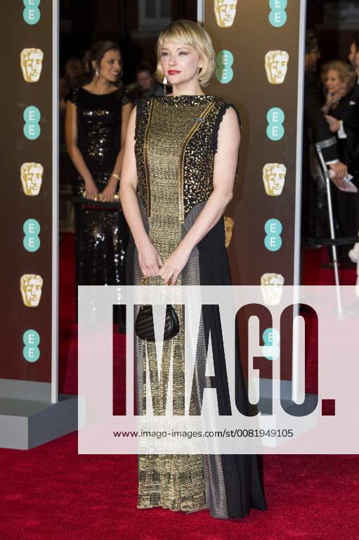 London, London, UK - Haley Bennett arrives on the red carpet for the EE British Academy Film Awards 2018, held at the Royal Albert Hall. London UK - ZUMAt138 20180218_zap_t138_115