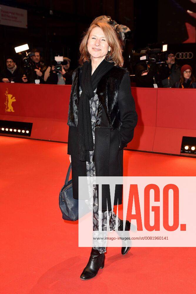 Corinna Harfouch upon arrival to the 3 days in Quiberon film premiere in the context of 68 international film festival Berlinale on 19 02 2018 in Berlin Berlinale 2018 3 days in Quiberon film premiere