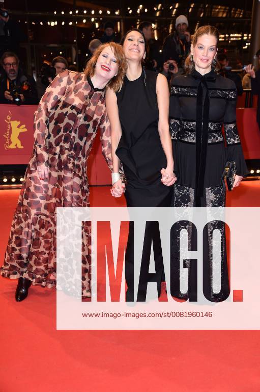 Birgit Minichmayr Director Emily Atef and Marie Bäumer in the 3 days in Quiberon film premiere in the context of 68 international film festival Berlinale on 19 02 2018 in Berlin Berlinale 2018 3 days in Quiberon film premiere