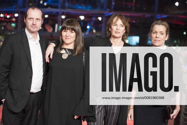 Emily Atef Marie Bäumer Birgit Minichmayr Marie Bäumer and Robert Gwisdek during the premiere of the movie 3 days IN QUIBERON on the occasion of the 68 International Film Festival Berlin 68 Berlin International Film Festival