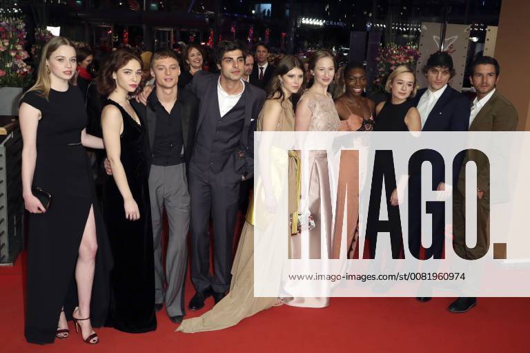 Luna Wedler Matilda de Angelis Jonas Smulders Irakli Kvirikadze Eili Harboe Reka Tenki Michaela Coel Alba August Franz Rogowski and Matteo Simoni attending the 3 days in Quiberon 3 days in Quiberon premiere and the presentation of European shooting stars 2018 during the 68th Berlin International Film Festival Berlinale 2018 on February 19 2018 in Berlin Germany Foto:xC.xTamckex xFuturexImage