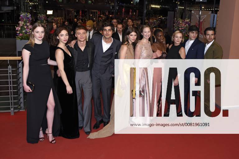 Luna Wedler Matilda de Angelis Jonas Smulders Irakli Kvirikadze Eili Harboe Reka Tenki Michaela Coel Alba August Franz Rogowski and Matteo Simoni attending the 3 days in Quiberon 3 days in Quiberon premiere and the presentation of European shooting stars 2018 during the 68th Berlin International Film Festival Berlinale 2018 on February 19 2018 in Berlin Germany Foto:xC.xNiehausx xFuturexImage