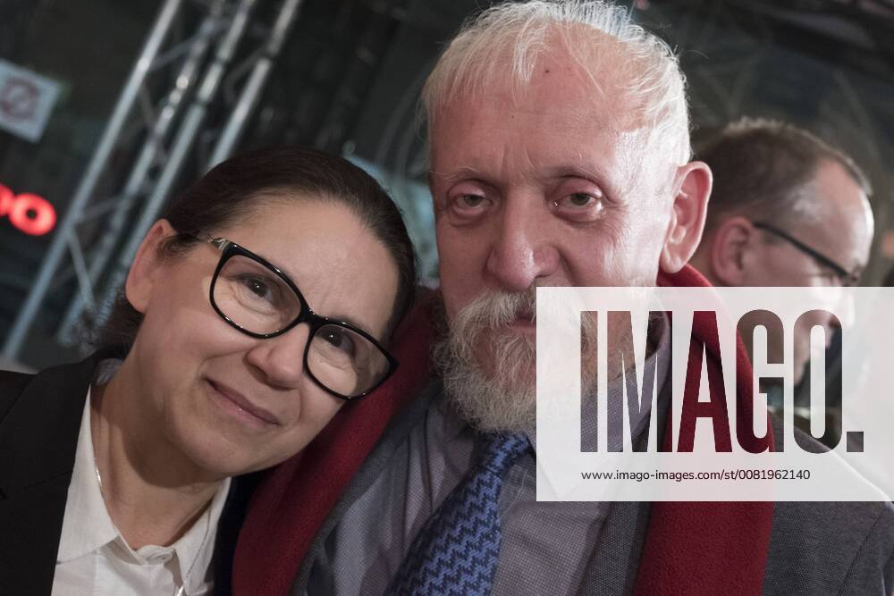 Director Ildiko Enyedi and Tibor cameraman math at the RadioEins Berlinale of nighttalk from the XXLounge on the occasion of the 68 Berlin International Film Festival 68 Berlin International Film Festival