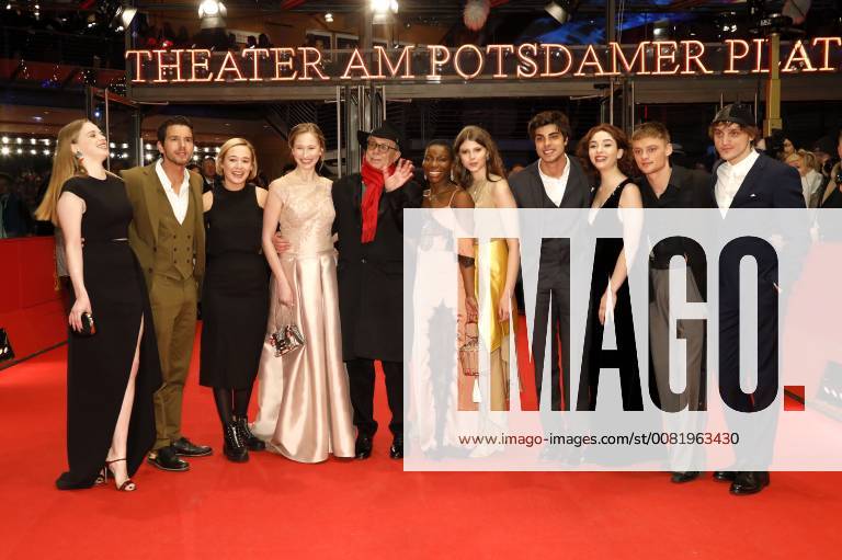 Luna Wedler Matteo Simoni Alba August Reka Tenki Dieter Kosslick Michaela CAI Eili Harboe Irakli Kvirikadze Matilda de Angelis Jonas Smulders and Franz Rogowski at the premiere of 3 days in Quiberon 3 days in Quiberon and the presentation of the European shooting stars 2018 on the Berlinale 2018 68 Berlin International Film Festival in the Berlinale Palace Berlin 19 02 2018 Foto:xD.xBedrosianx xFuturexImage