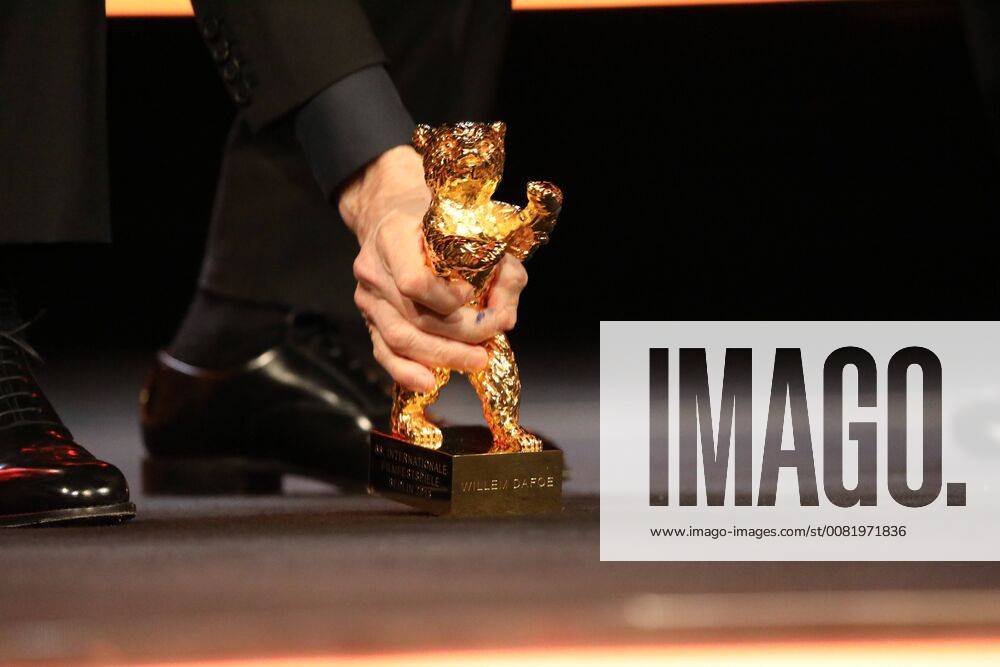 The Golden bear of honour at the ceremony to Willem Dafoe at the 68 Berlinale on 20 02 2018 in Berlin the Golden bear of honour at the ceremony to Willem Dafoe at the 68 Berlinale on 20 02 2018 in Berlin