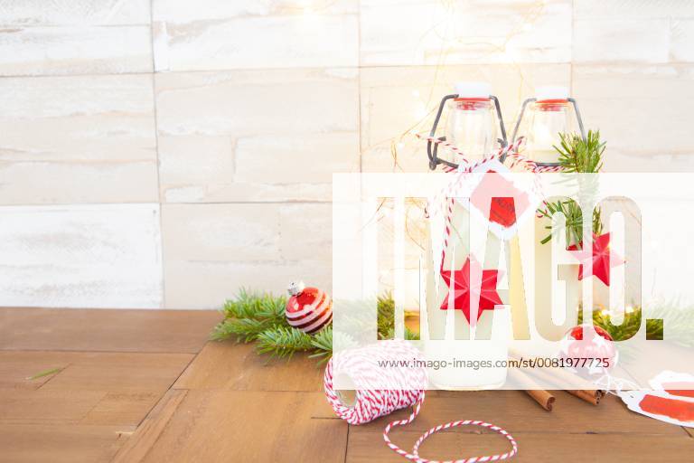 Eggnog with colourful decoration for Christmas homemade egg nog 1079704656