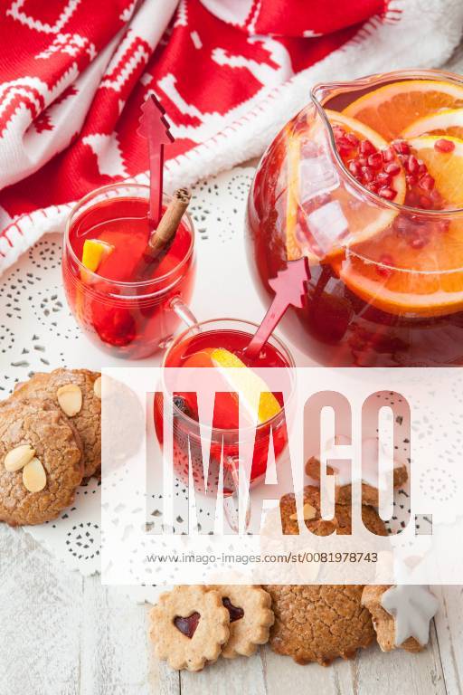 Hot punch with pomegranate and orange cinnamon hot fruit punch 1079704715