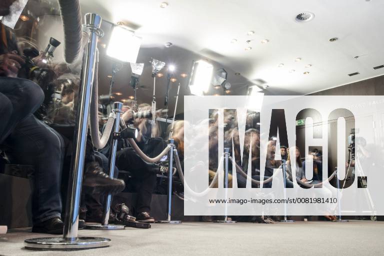 Photographers wait 68 Berlin International Film Festival for the next Photocall on the occasion of the 68 Berlin International Film Festival