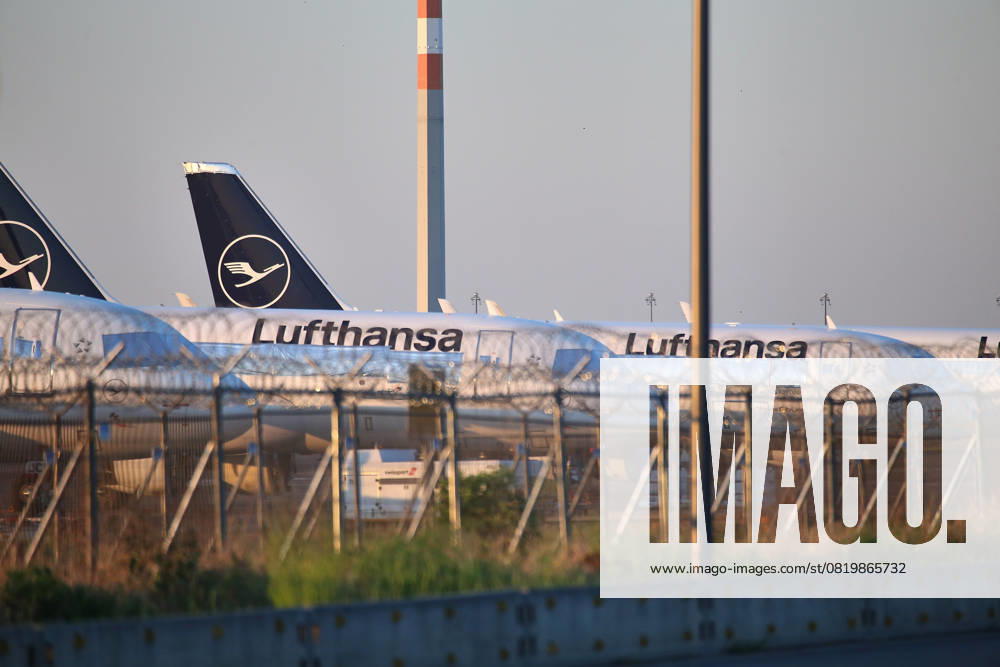 Schönefeld near Berlin, Brandenburg, Germany, 13 05 2025 Airport BER Aircraft parked by Lufthansa