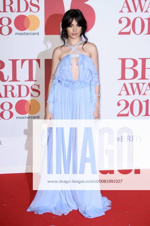 Camila Cabello at the BRIT Awards 2018 at the O2 Arena London 21 02 2018 Camila Cabello Foto:xS.xFuturexImage