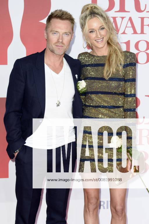 Ronan Keating with wife Storm Keating at the BRIT Awards 2018 at O2 Arena London 21 02 2018 Ronan Keating with wife Storm Keating Foto:xS.xFuturexImage