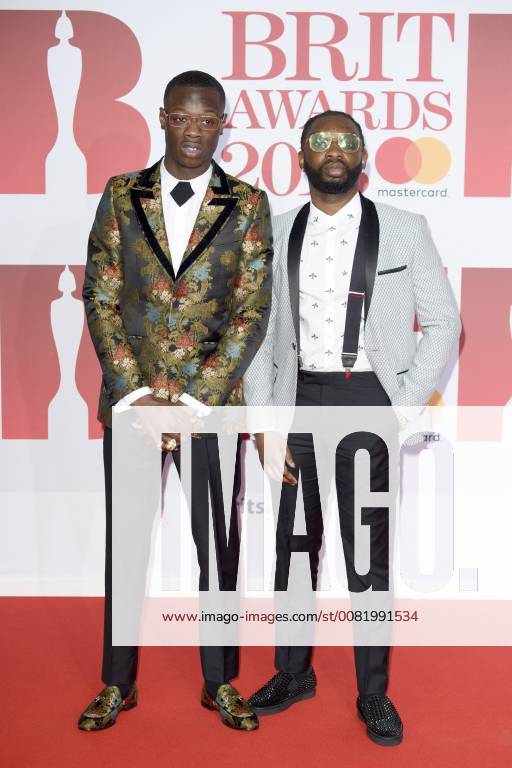 J Hus with guest at the BRIT Awards 2018 in the O2 Arena London 21 02 2018 J Hus with guest Foto:xS.xFuturexImage