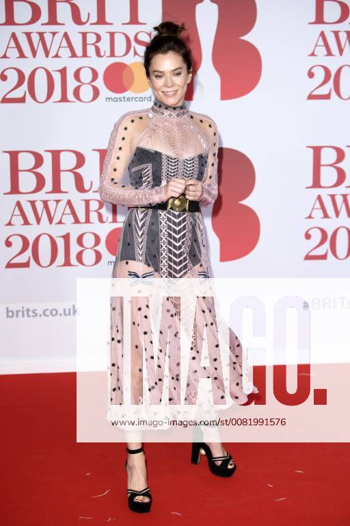Anna Friel at the BRIT Awards 2018 in the O2 Arena London 21 02 2018 Anna Friel Foto:xS.xFuturexImage