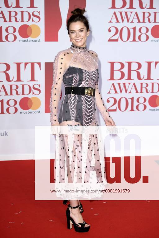 Anna Friel at the BRIT Awards 2018 in the O2 Arena London 21 02 2018 Anna Friel Foto:xS.xFuturexImage