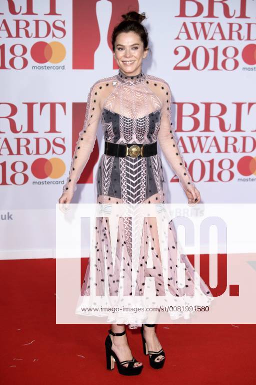 Anna Friel at the BRIT Awards 2018 in the O2 Arena London 21 02 2018 Anna Friel Foto:xS.xFuturexImage