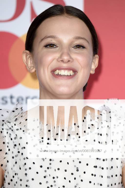 Millie Bobby Brownv at the BRIT Awards 2018 at the O2 Arena London 21 02 2018 Millie Bobby Brown Foto:xS.xFuturexImage