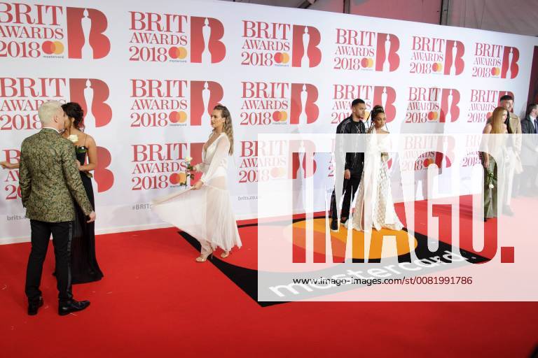 Jade Thirwell Leigh Anne Pinnock Jesy Nelson and Perrie Edwards Little Mix at the BRIT Awards 2018 at the O2 Arena London 21 02 2018 Jade Thirwell Leigh Anne Pinnock Jesy Nelson Perrie Edwards Little Mix Foto:xS.xFuturexImage