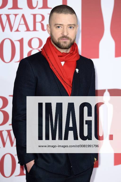 Justin Timberlake at the BRIT Awards 2018 at the O2 Arena London 21 02 2018 Justin Timberlake Foto:xS.xFuturexImage