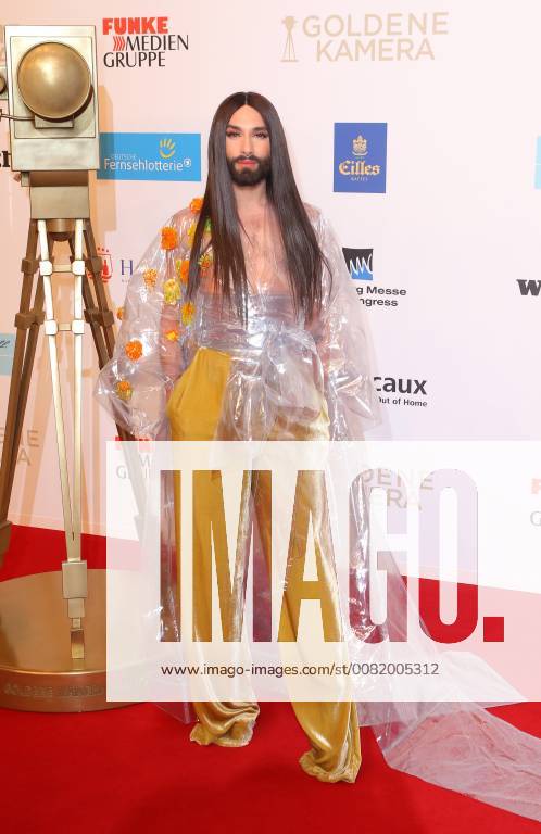 Conchita Wurst at the presentation of the Golden Camera in the fair Hamburg Karolinenstrasse Copyright imago stock people GmbH Tinkeres Date 22 02 2018 Golden Camera