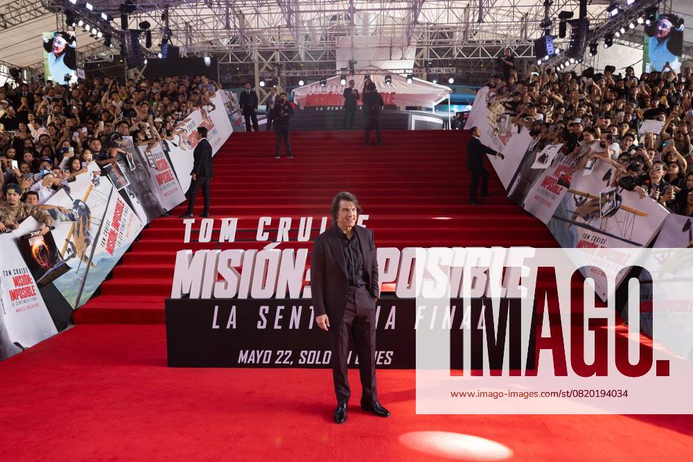 TOM CRUISE and director CHRISTOPHER MCQUARRIE ttended the premiere of Mission Impossible: Dead Reckoning at the National Auditorium, where they signed autographs and walked the red carpet. Mexico City Mexico - ZUMAl178 20250521_znp_l178_028