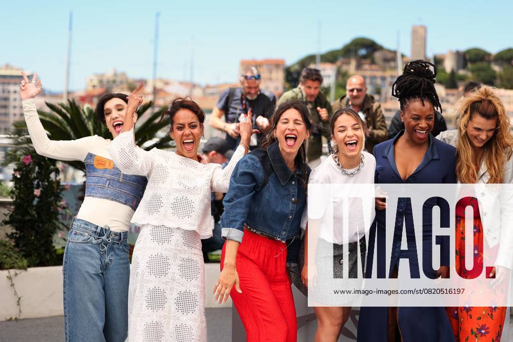 78eme Festival International du Film de Cannes Photocall un fim Ma frère 78th International Cannes Film Festival Photocall with cast of Ma frère movie 444916 2025 05 22 Cannes France Bent, Amel Kebe, Fanta Nataf, Shirel Gueret, Romane Akoka, Lise