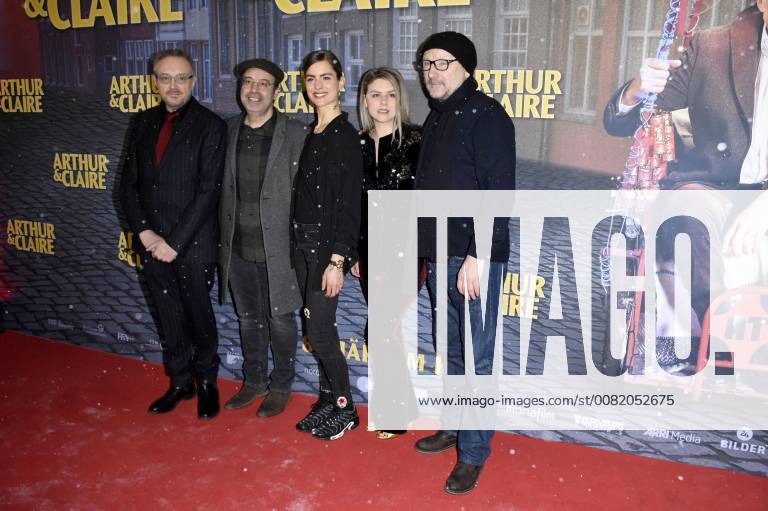 Josef Hader Miguel Alexandre Hannah Hoekstra Marijtje Rutgers and Rainer Bock at the premiere of the movie Arthur Claire in the City Cinema Munich 26 02 2018 Foto:xP.xSchönbergerx xFuturexImage