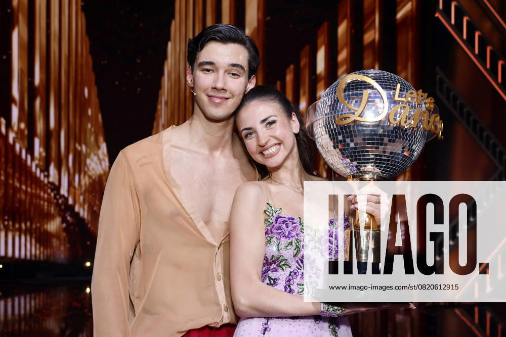 Professional golfer Diego Pooth and dancer Ekaterina Leonova win the final of the 18th season of the RTL dance show Lets Dance at the Coloneum Cologne, 23 05 2025 NRW Germany