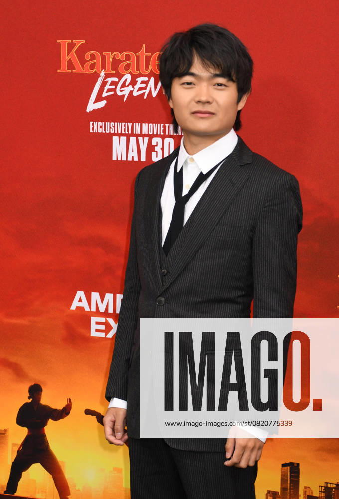 NEW YORK, NY- MAY 27: Ben Wang at The NY World Premiere of Karate Kid: Legends on May 27, 2025 in New York City.