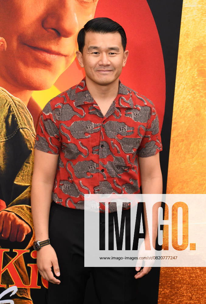 NEW YORK, NY- MAY 27: Ronny Chieng at The NY World Premiere of Karate Kid: Legends on May 27, 2025 in New York City.