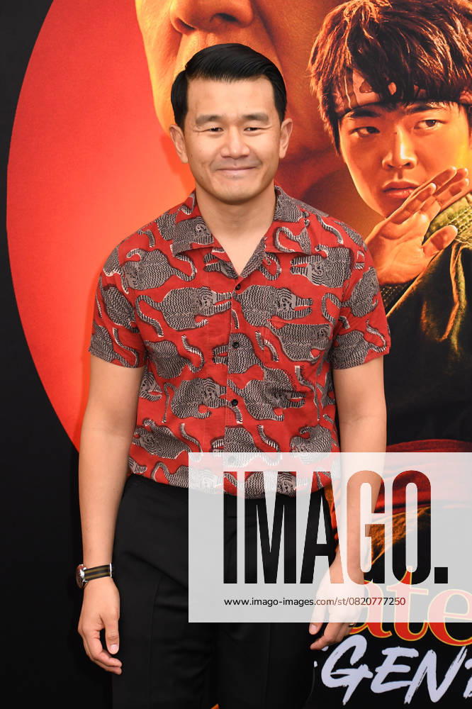 NEW YORK, NY- MAY 27: Ronny Chieng at The NY World Premiere of Karate Kid: Legends on May 27, 2025 in New York City.