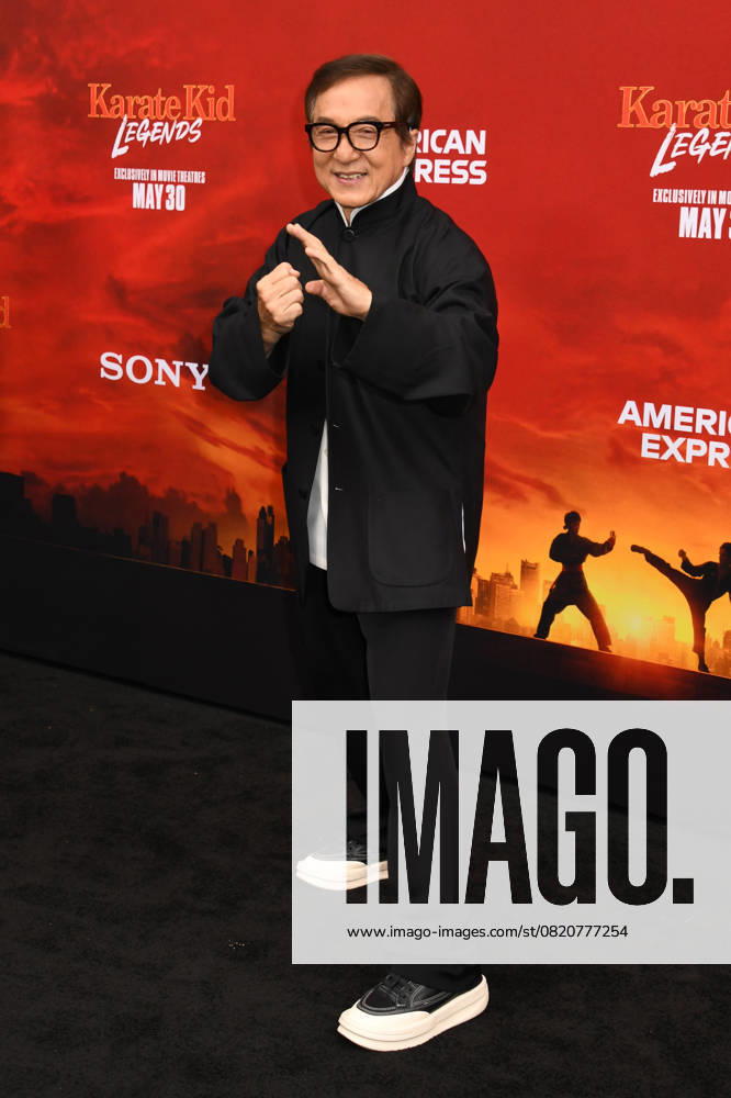 NEW YORK, NY- MAY 27: Jackie Chan at The NY World Premiere of Karate Kid: Legends on May 27, 2025 in New York City.
